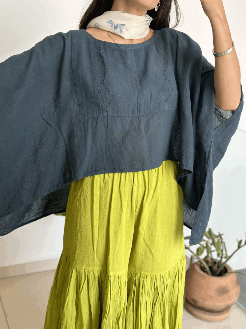 Blusa Arrecife Azul Marino - Imagen 4